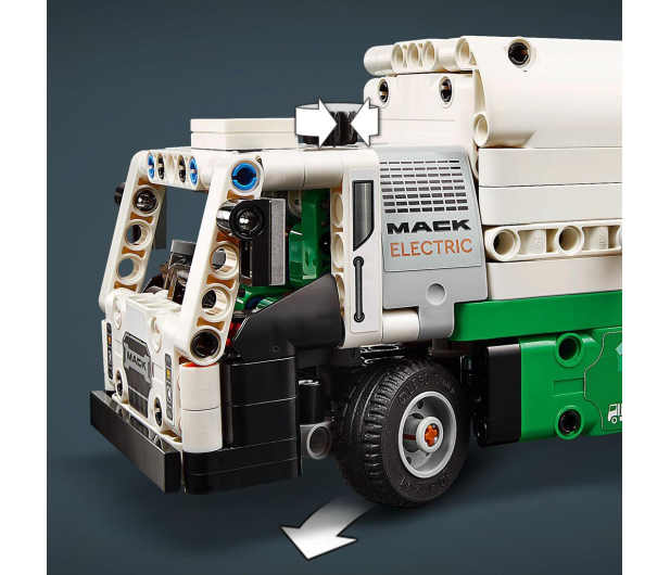 LEGO Technic 42167 Śmieciarka Mack LR Electric - 1203599 - zdjęcie 10